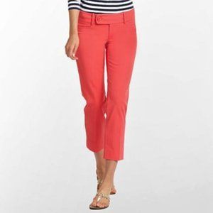 Lilly Pulitzer luxury stretch capris in pink coral